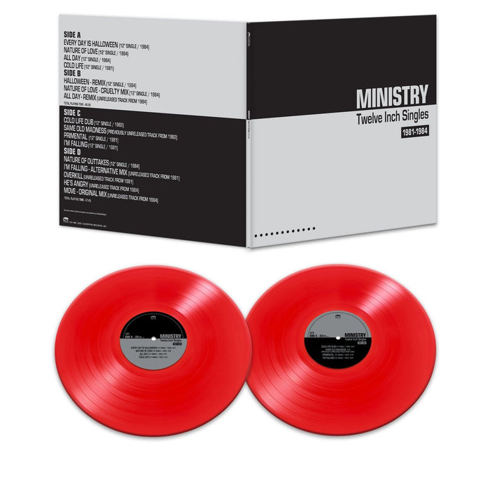 Ministry - Twelve Inch Singles 1981-1984 – Limited Edition Colored Vinyl 2 LP