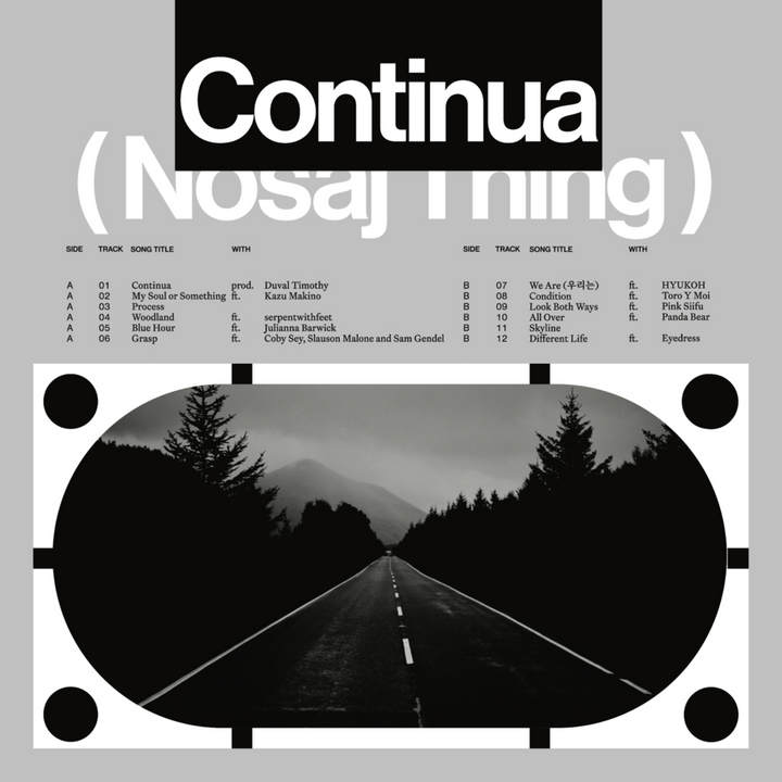 Nosaj Thing – Continua – Limited Edition Crystal Clear Vinyl LP