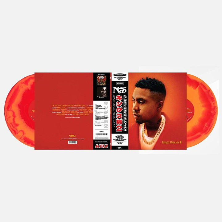 Nas – King's Disease II – Limited Edition Red/Orange Vinyl 2 LP