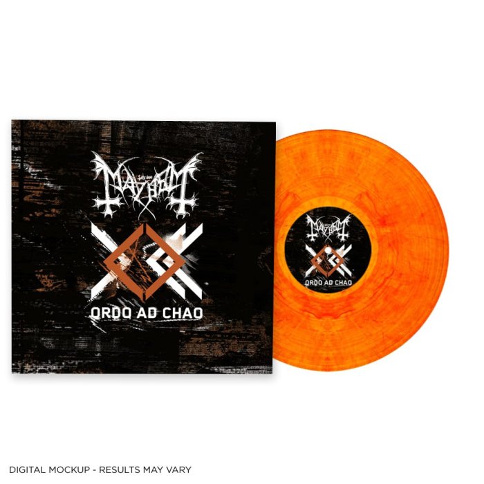 Mayhem – Ordo Ad Chao – Limited Edition Yellow & Red Marbled Vinyl LP