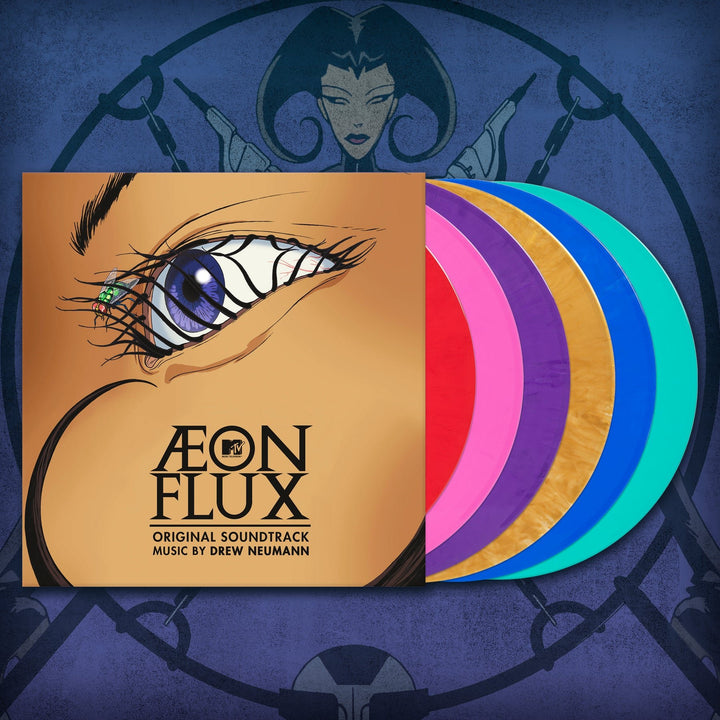 ÆON FLUX Original Series Box Set – 180 Gram 6xLP Colored Vinyl