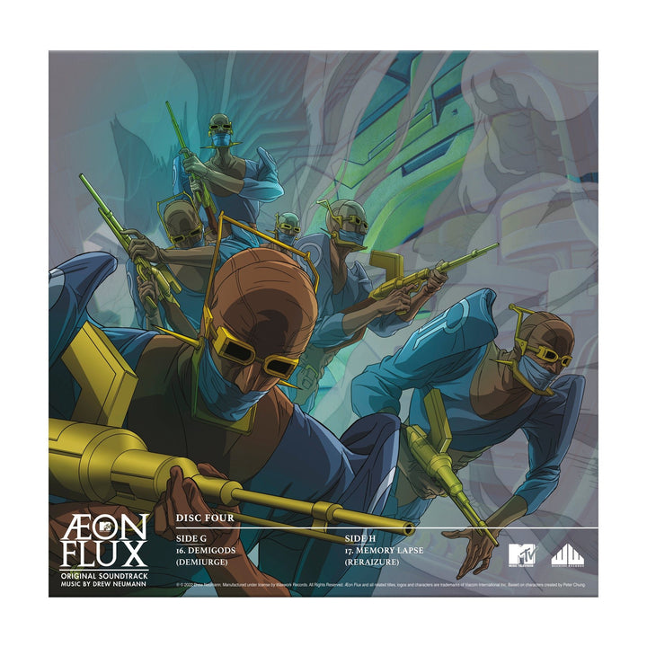 ÆON FLUX Original Series Box Set – 180 Gram 6xLP Colored Vinyl