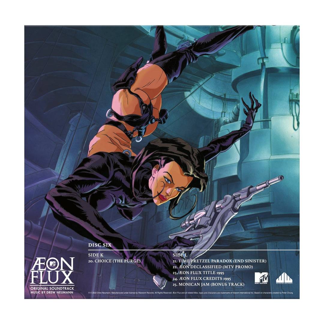 ÆON FLUX Original Series Box Set – 180 Gram 6xLP Colored Vinyl