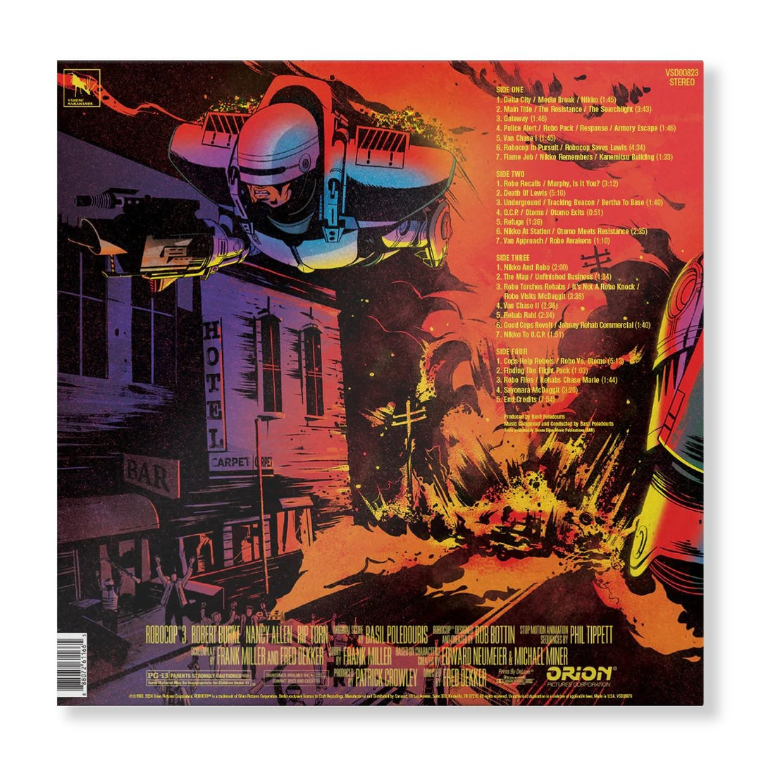 RoboCop 3: The Deluxe Edition – Basil Poledouris – “Delta City” Yellow 2 LP