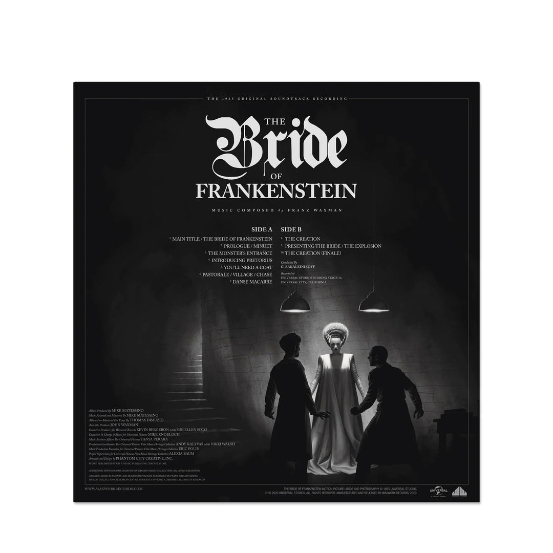 The Bride of Frankenstein OST – 180 Gram Red & Yellow Hand Pour Colored Vinyl