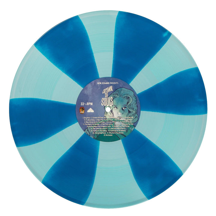 Rob Zombie Presents Carnival Of Souls OST – "Carnival Ghoul" Blue Pinwheel Colored Vinyl LP