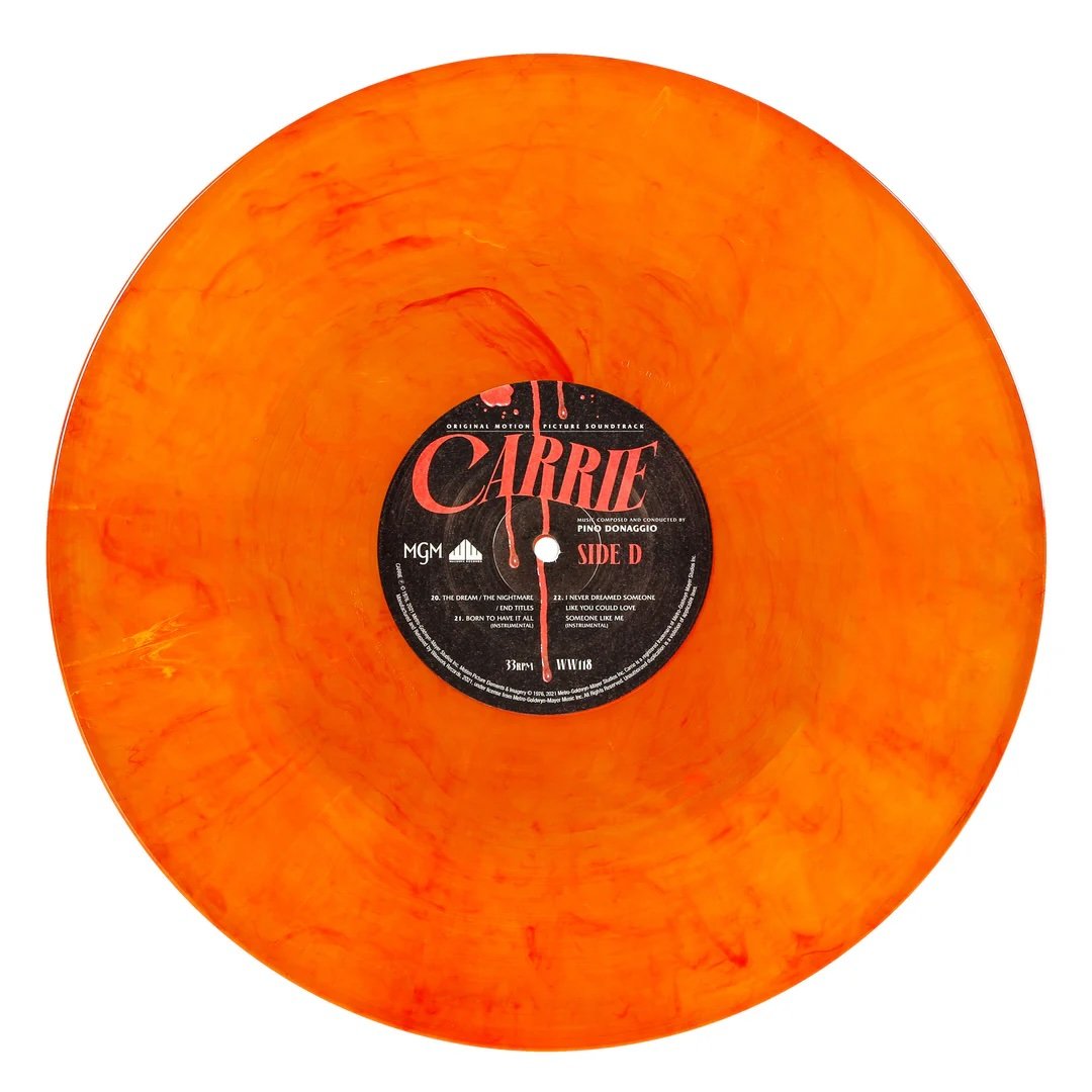 Carrie OST – Pino Donaggio – Red & Orange Smoke Vinyl 2 LP