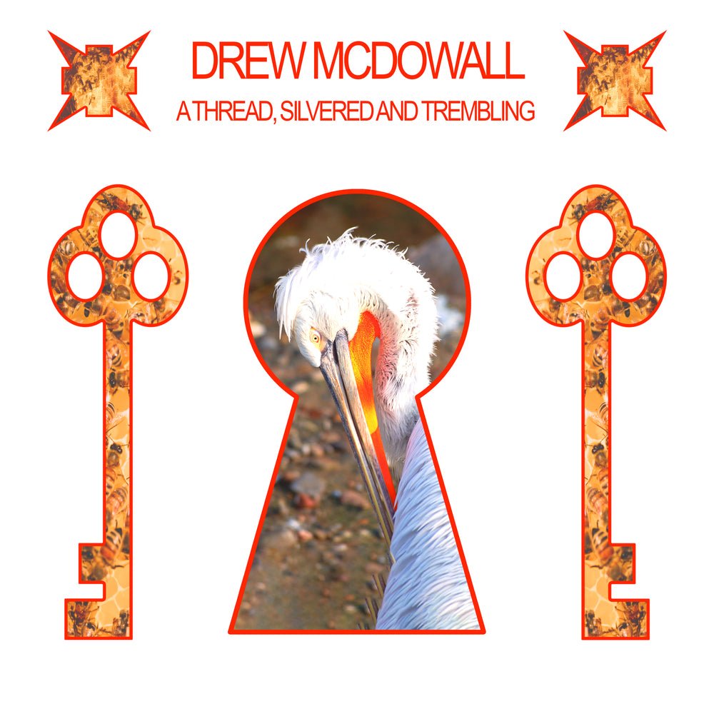 Drew McDowall – A Thread, Silvered and Trembling – Limited Edition Clear Red LP