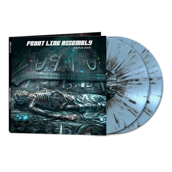 Front Line Assembly – Nerve War – Limited Blue and Black Splatter Vinyl 2 LP