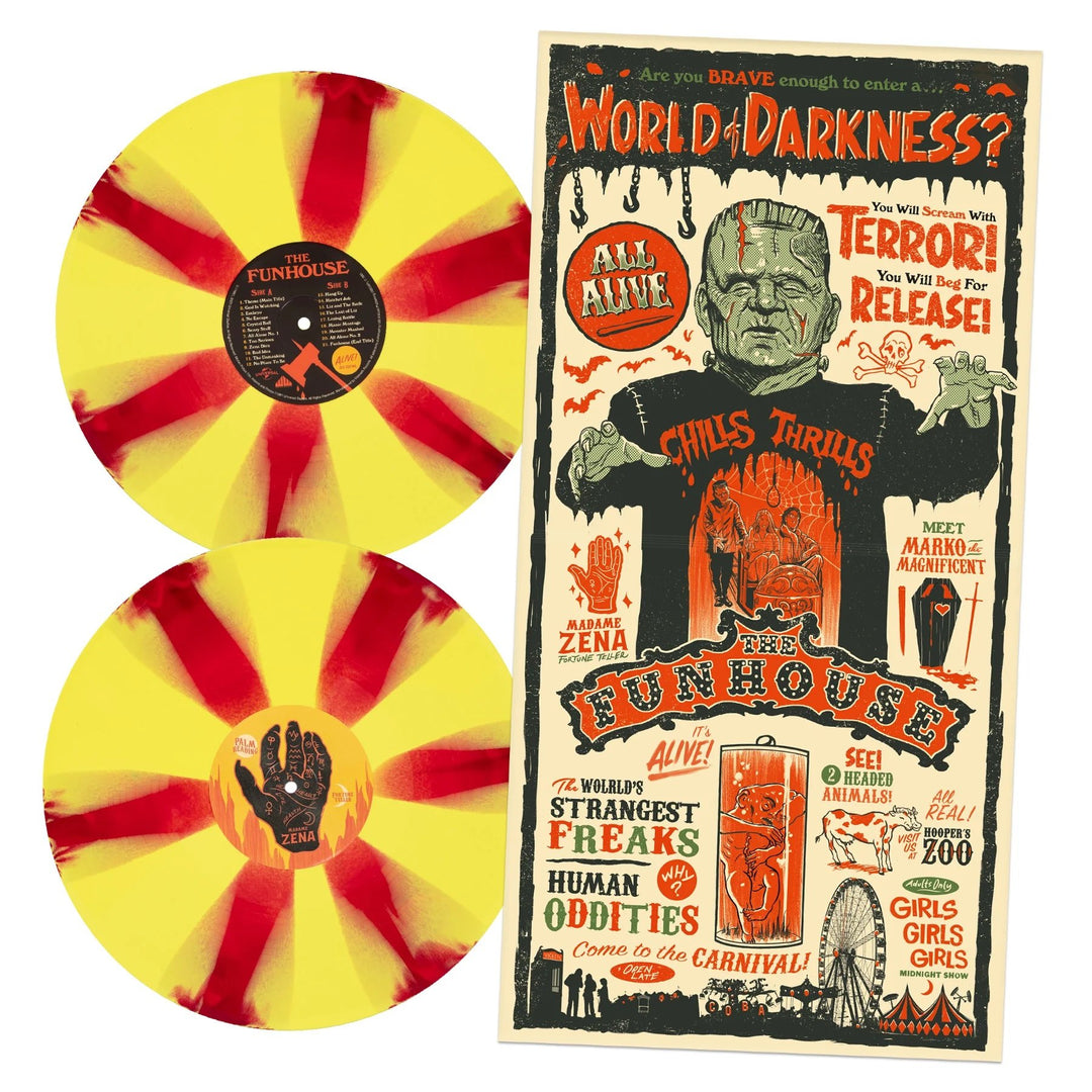 The Funhouse OST – John Beal – "Dark Carnival Ride" Pinwheel Colored Vinyl 2 LP