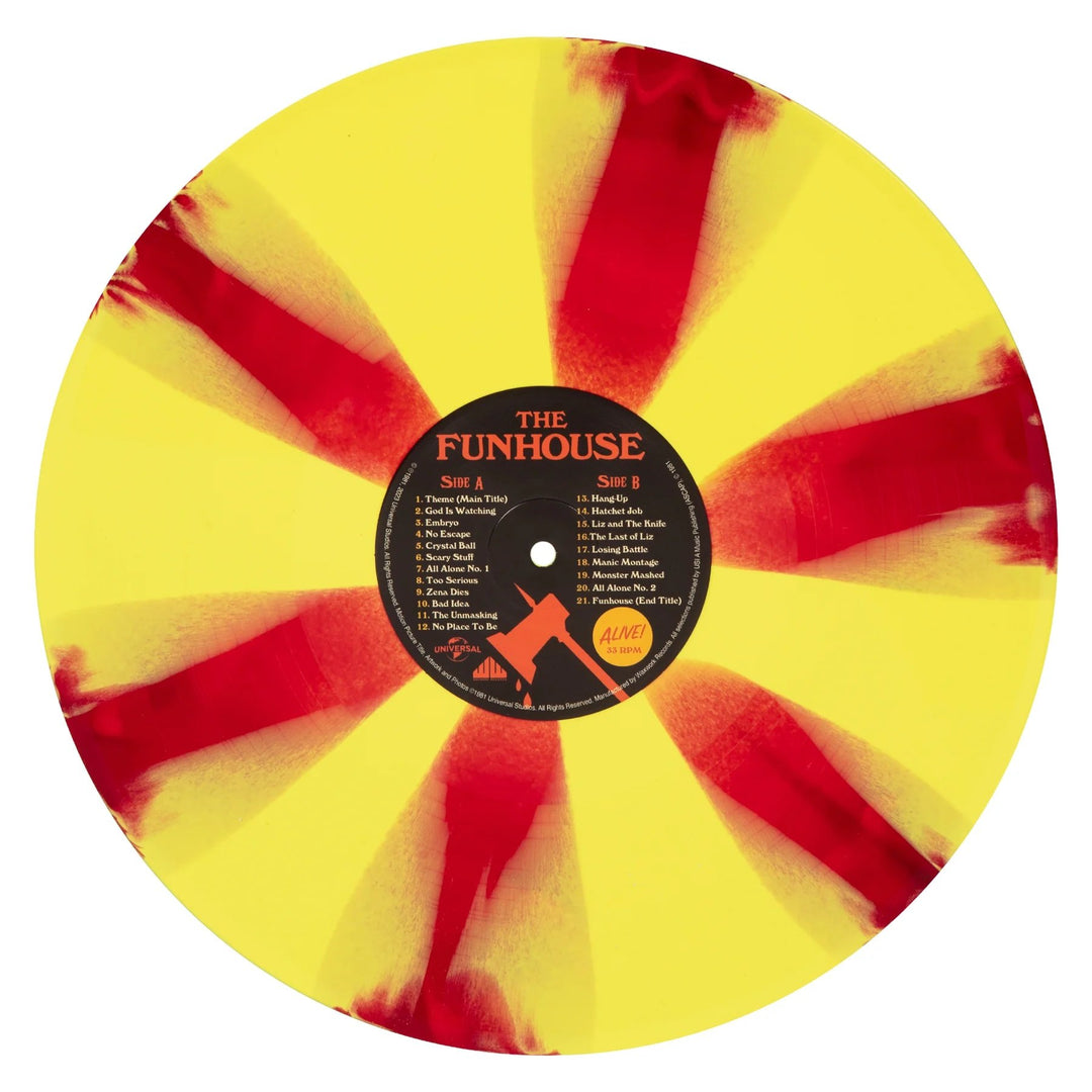 The Funhouse OST – John Beal – "Dark Carnival Ride" Pinwheel Colored Vinyl 2 LP