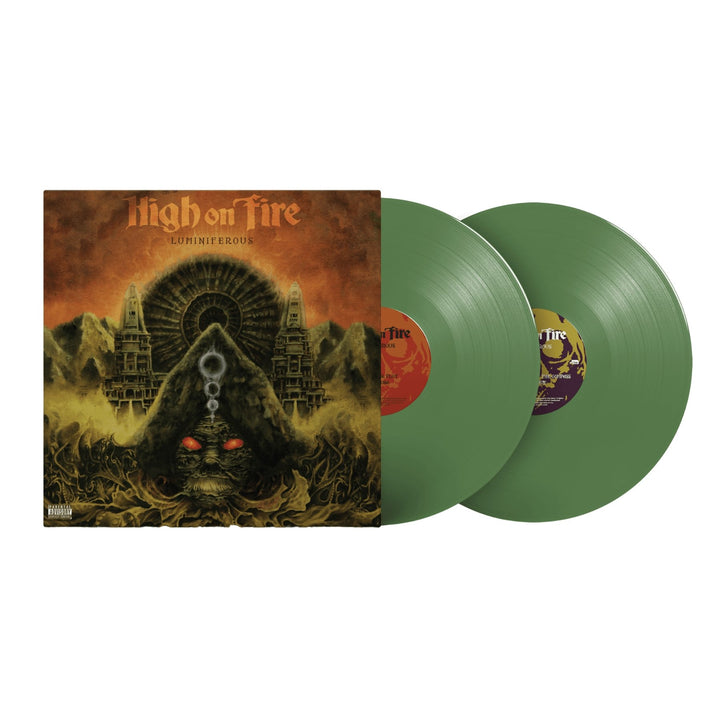 High On Fire – Luminiferous – Limited Edition Olive Green 180 Gram Vinyl 2 LP