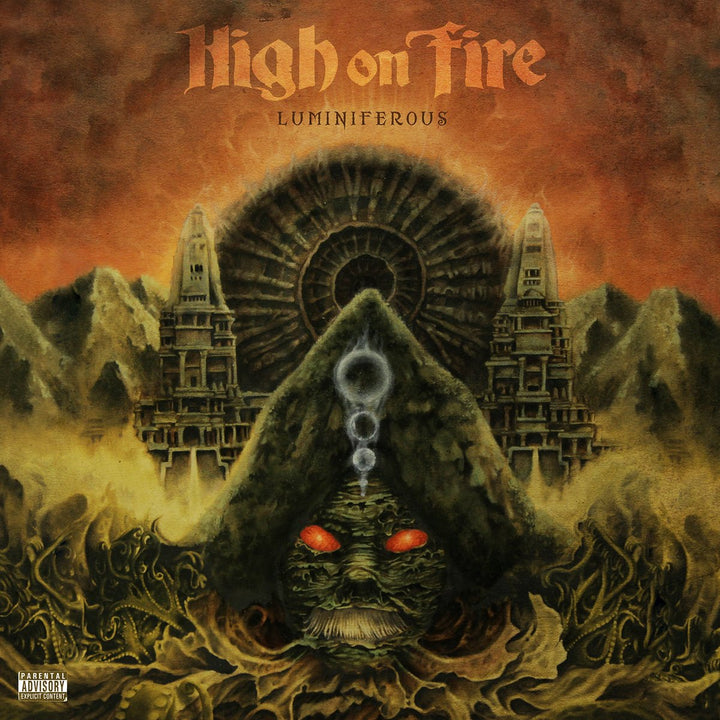 High On Fire – Luminiferous – Limited Edition Olive Green 180 Gram Vinyl 2 LP