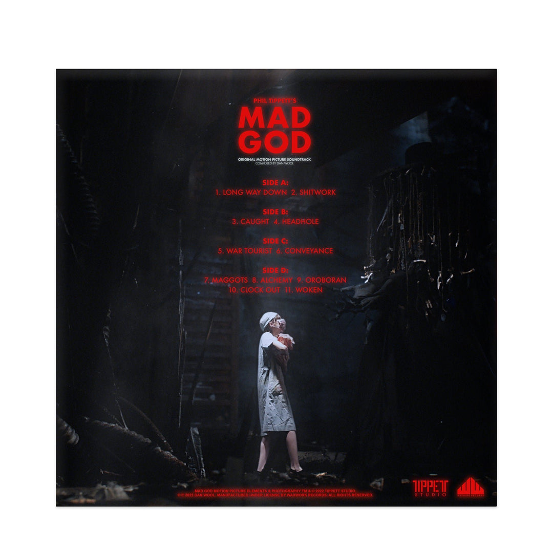 Phil Tippett's MAD GOD OST – Dan Wool – 180 Gram Splatter Vinyl 2 LP