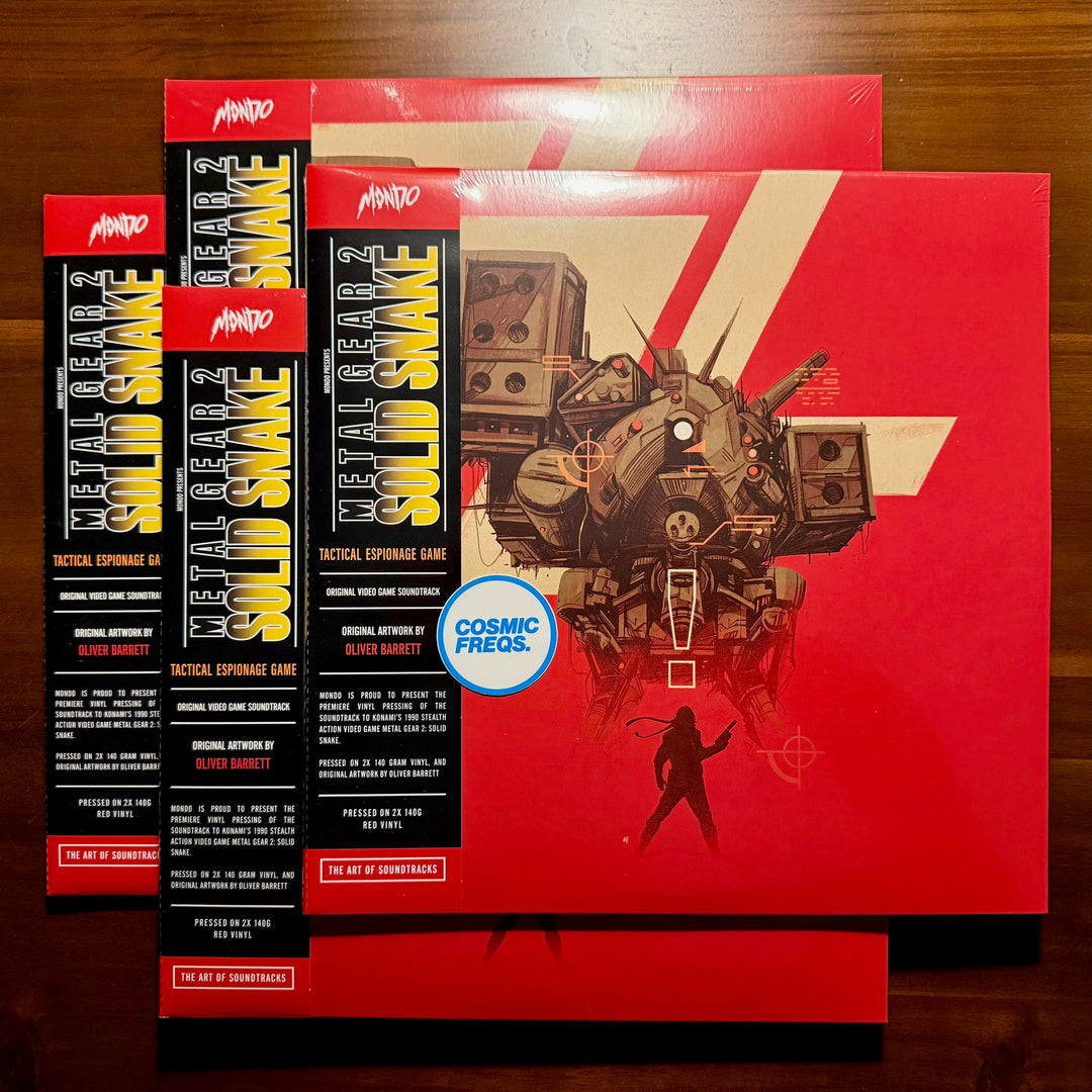 Metal Gear 2: Solid Snake – Original Video Game Soundtrack – Transparent Red Vinyl 2 LP