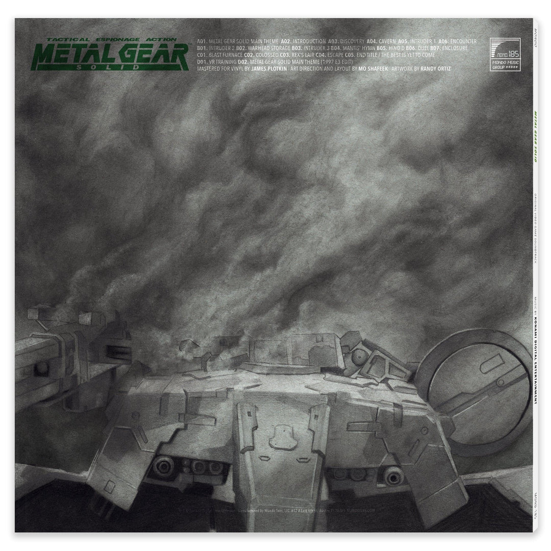 Metal Gear Solid  – Original Video Game Soundtrack – 180 Gram "Green Smoke" Vinyl 2 LP