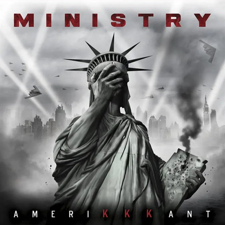 Ministry – Amerikkkant – Grey with Black & White Splatter Vinyl LP