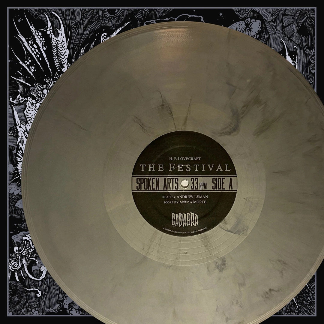 H. P. Lovecraft – The Festival – Metallic Silver w/Black Swirl Vinyl LP