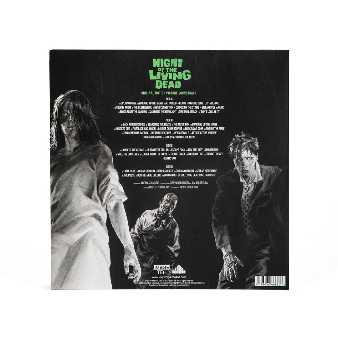 Night of the Living Dead – OST 180 Gram Ghoul Green & Blue Hand Poured Vinyl 2 LP