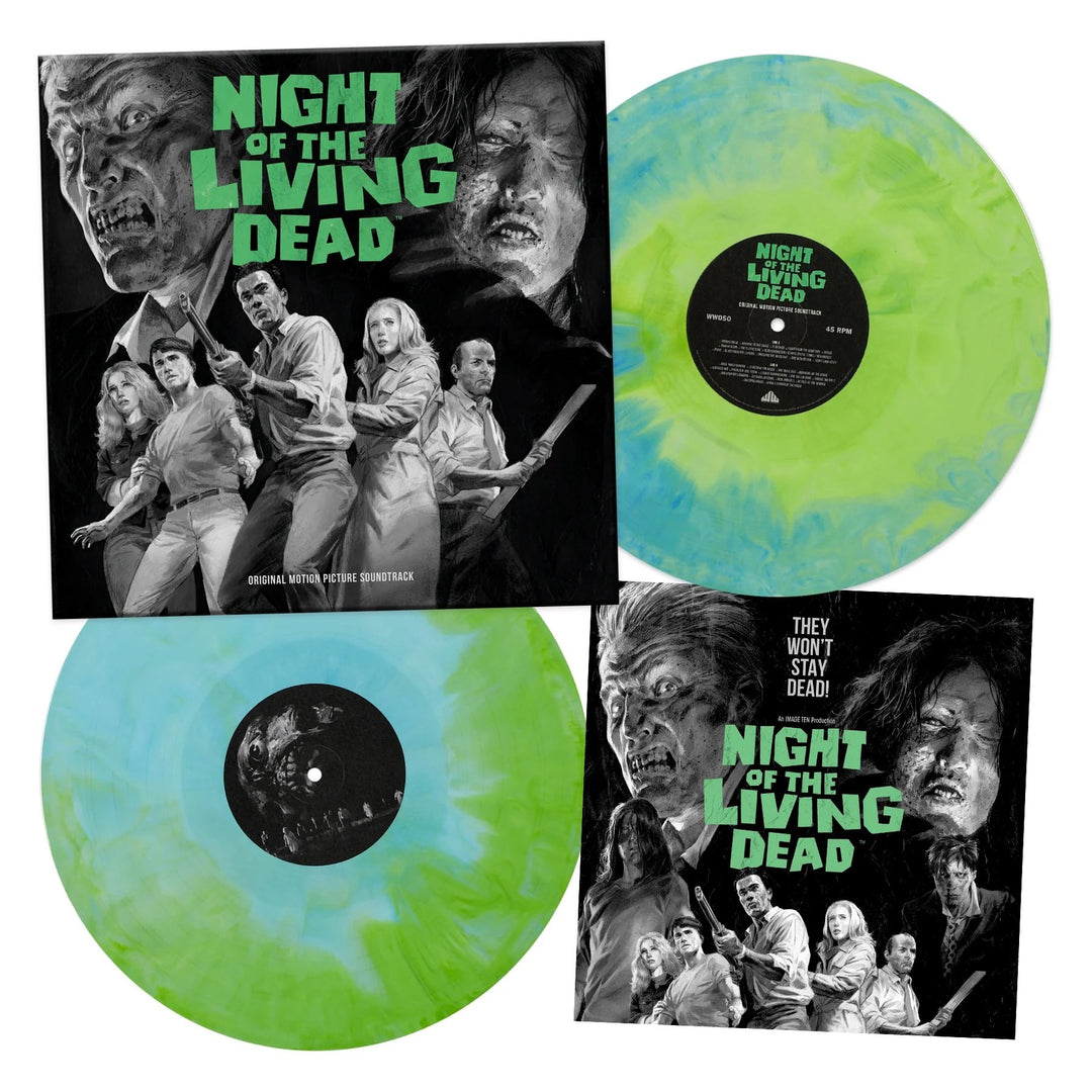 Night of the Living Dead – OST 180 Gram Ghoul Green & Blue Hand Poured Vinyl 2 LP