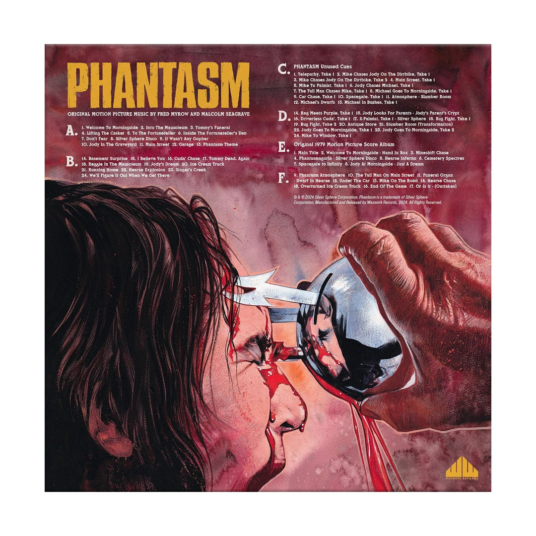 Phantasm OST – Fred Myrow & Malcolm Seagrave – "Silver Sphere" Vinyl 3 LP