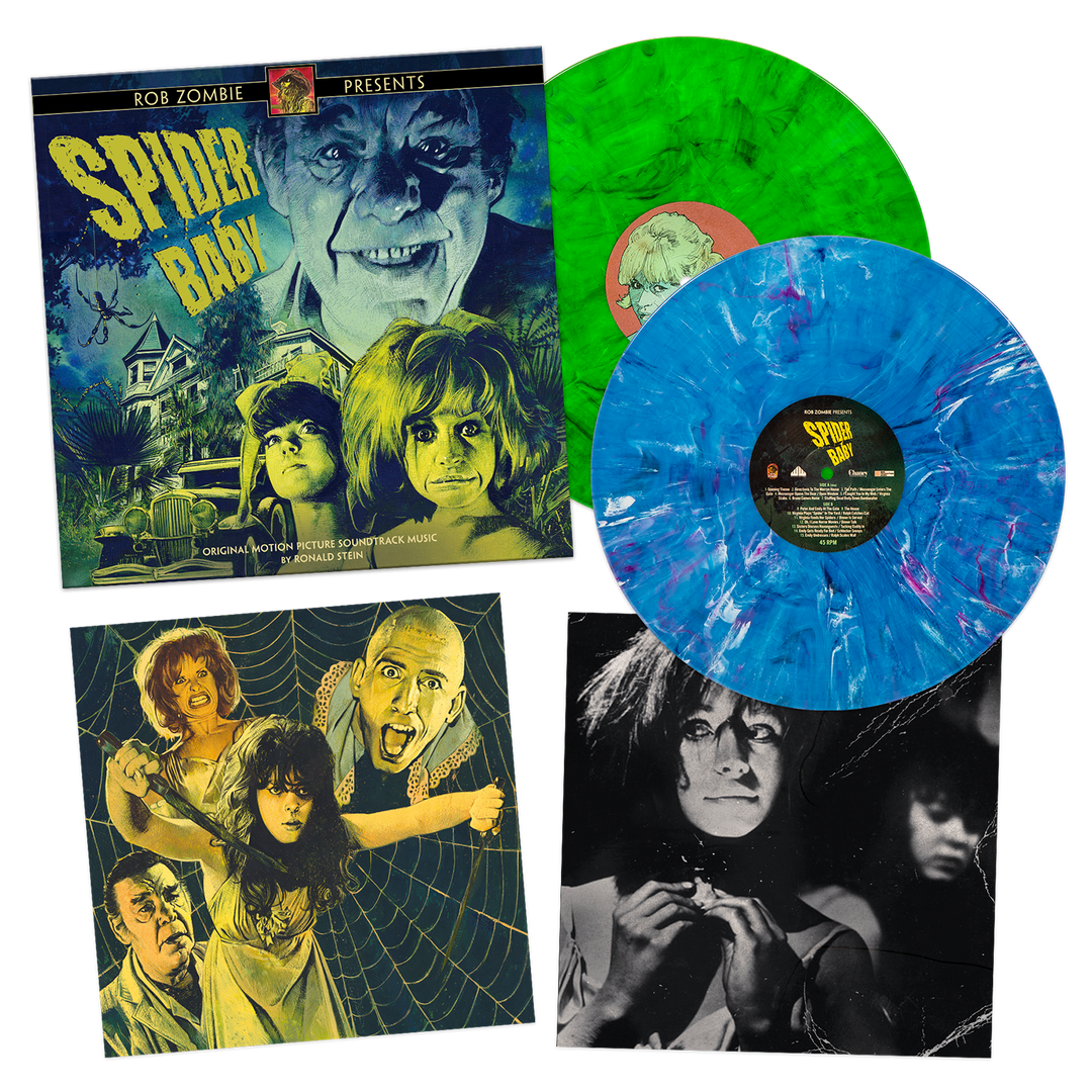 Rob Zombie Presents Spider Baby OST – Blue & Green Marbled Vinyl 2 LP