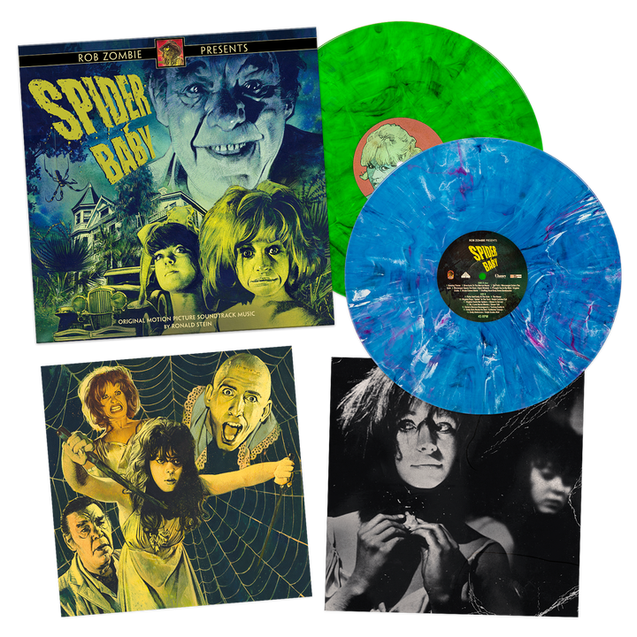 Rob Zombie Presents Spider Baby OST – Blue & Green Marbled Vinyl 2 LP