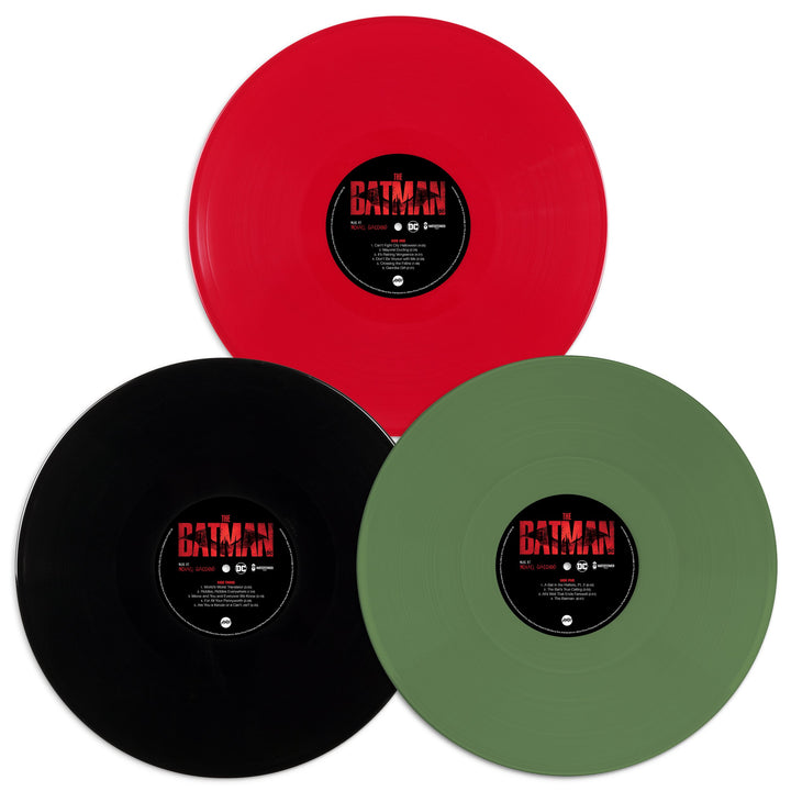 The Batman OST – 180 Gram Red, Green, Black Solid Color Vinyl 3 LP