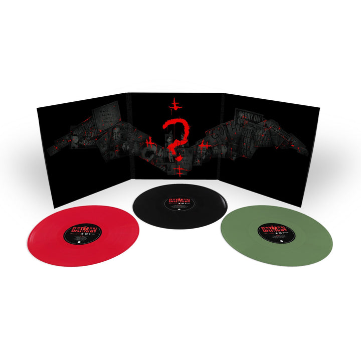 The Batman OST – 180 Gram Red, Green, Black Solid Color Vinyl 3 LP