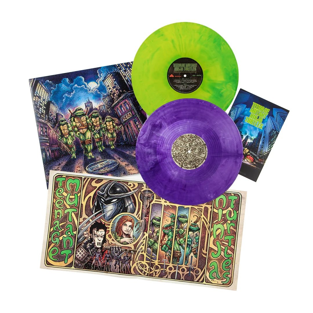 Teenage Mutant Ninja Turtles OST – John DuPrez – 180 Gram "Ninja Turtles" Colored Vinyl 2 LP