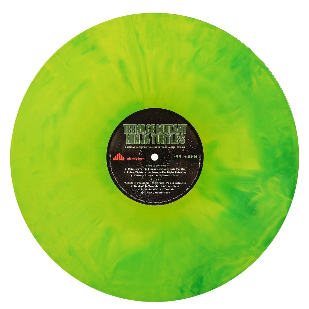 Teenage Mutant Ninja Turtles OST – John DuPrez – 180 Gram "Ninja Turtles" Colored Vinyl 2 LP