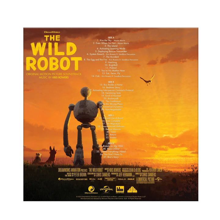 The Wild Robot OST – Kris Bowers – Waxwork "Roz" Hand Poured Colored Vinyl 2 LP