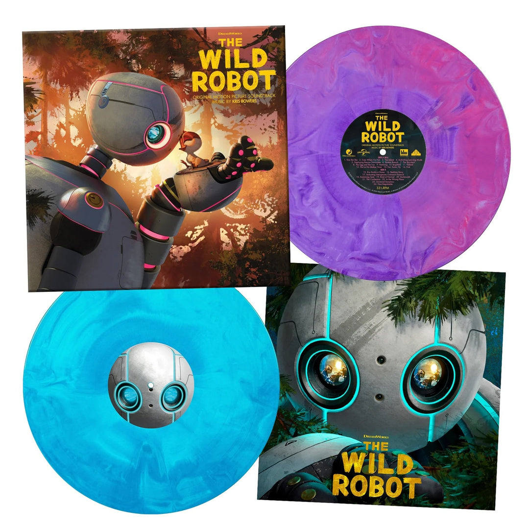 The Wild Robot OST – Kris Bowers – Waxwork "Roz" Hand Poured Colored Vinyl 2 LP