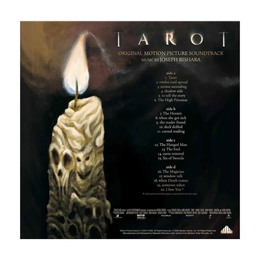 Tarot OST – Joseph Bishara – Three-Color Hand Poured Vinyl 2 LP