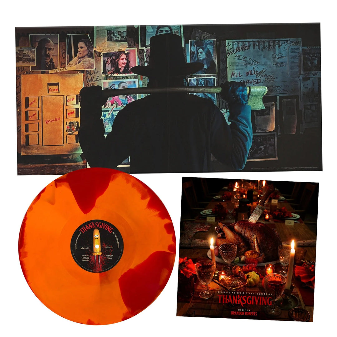 Thanksgiving OST  – Brandon Roberts – 180 Gram "Pumpkin and Blood Swirl" Vinyl LP