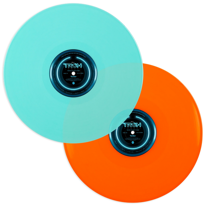 Daft Punk – Tron: Legacy – 180 Gram Neon Blue & Neon Orange Vinyl 2 LP