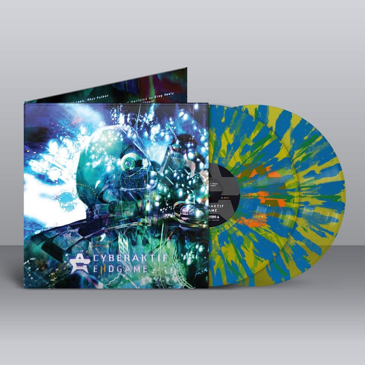 Cyberaktif – eNdgame – Limited Yellow & Green Splatter Vinyl 2 LP + OBI Strip