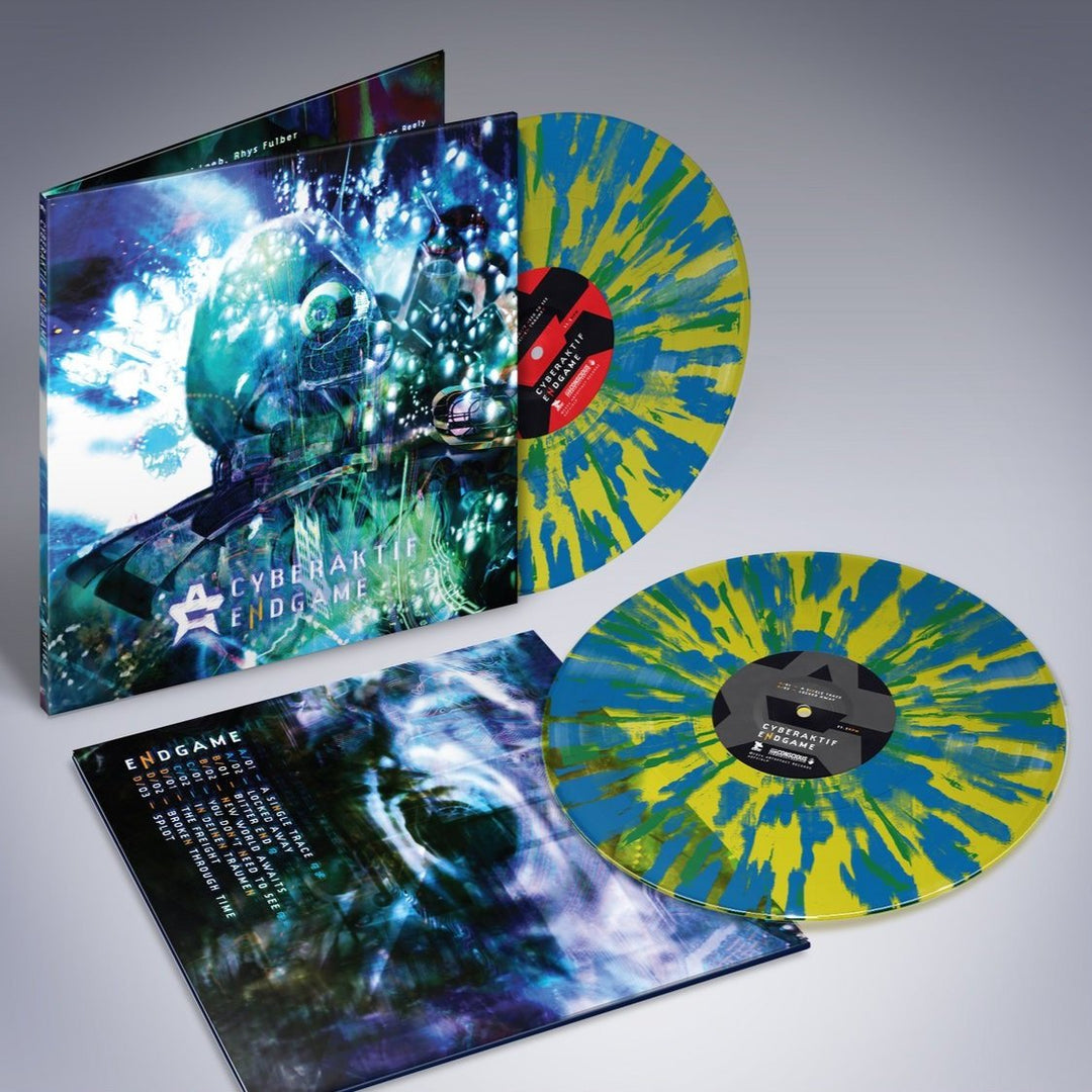 Cyberaktif – eNdgame – Limited Yellow & Green Splatter Vinyl 2 LP + OBI Strip