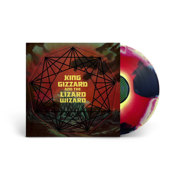 King Gizzard & The Lizard Wizard – Nonagon Infinity – Neon Red/Neon Yellow/Black Mix 180 Gram Vinyl LP