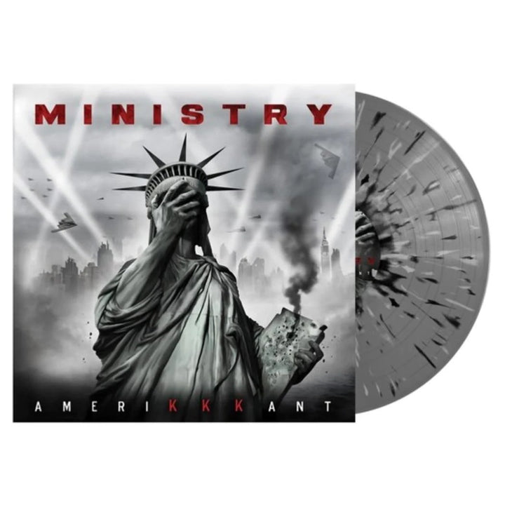 Ministry – Amerikkkant – Grey with Black & White Splatter Vinyl LP