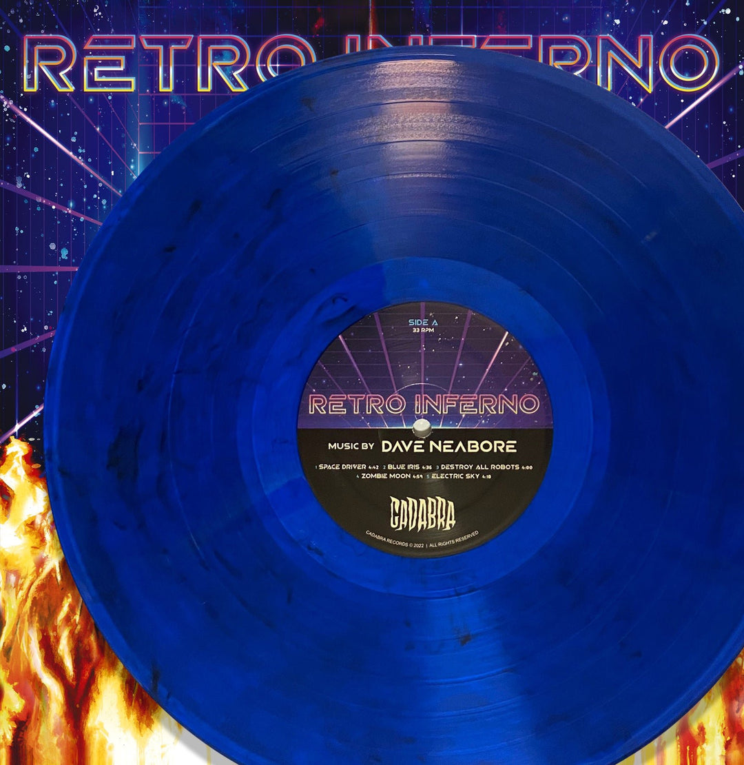 Dave Neabore – Retro Inferno – Blue Vinyl LP