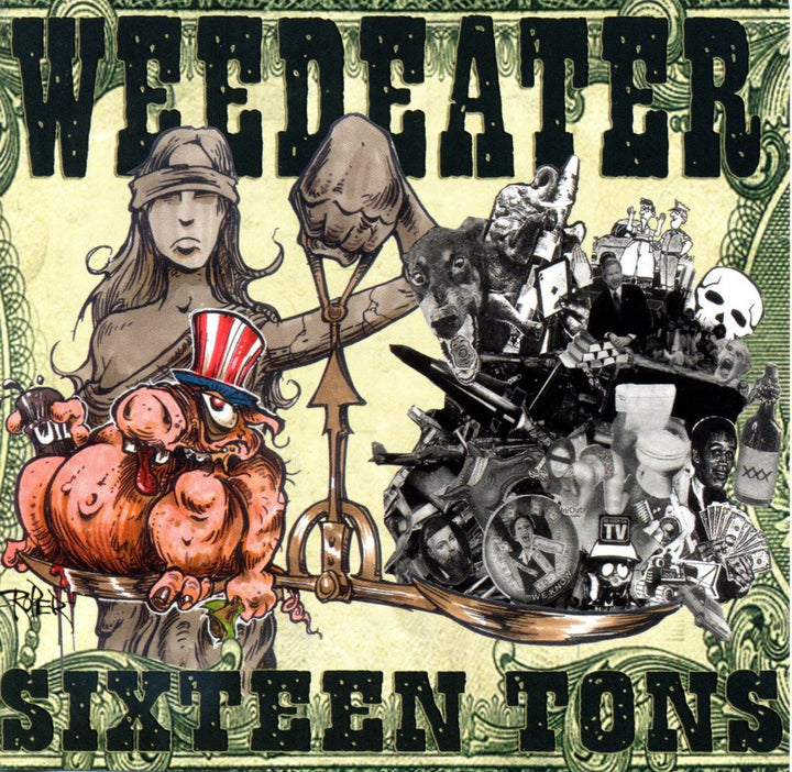 Weedeater – Sixteen Tons – Transparent Ice Green Vinyl LP